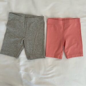 Carters Toddler 2 pack Pink/Grey Bike Shorts  Size 4T